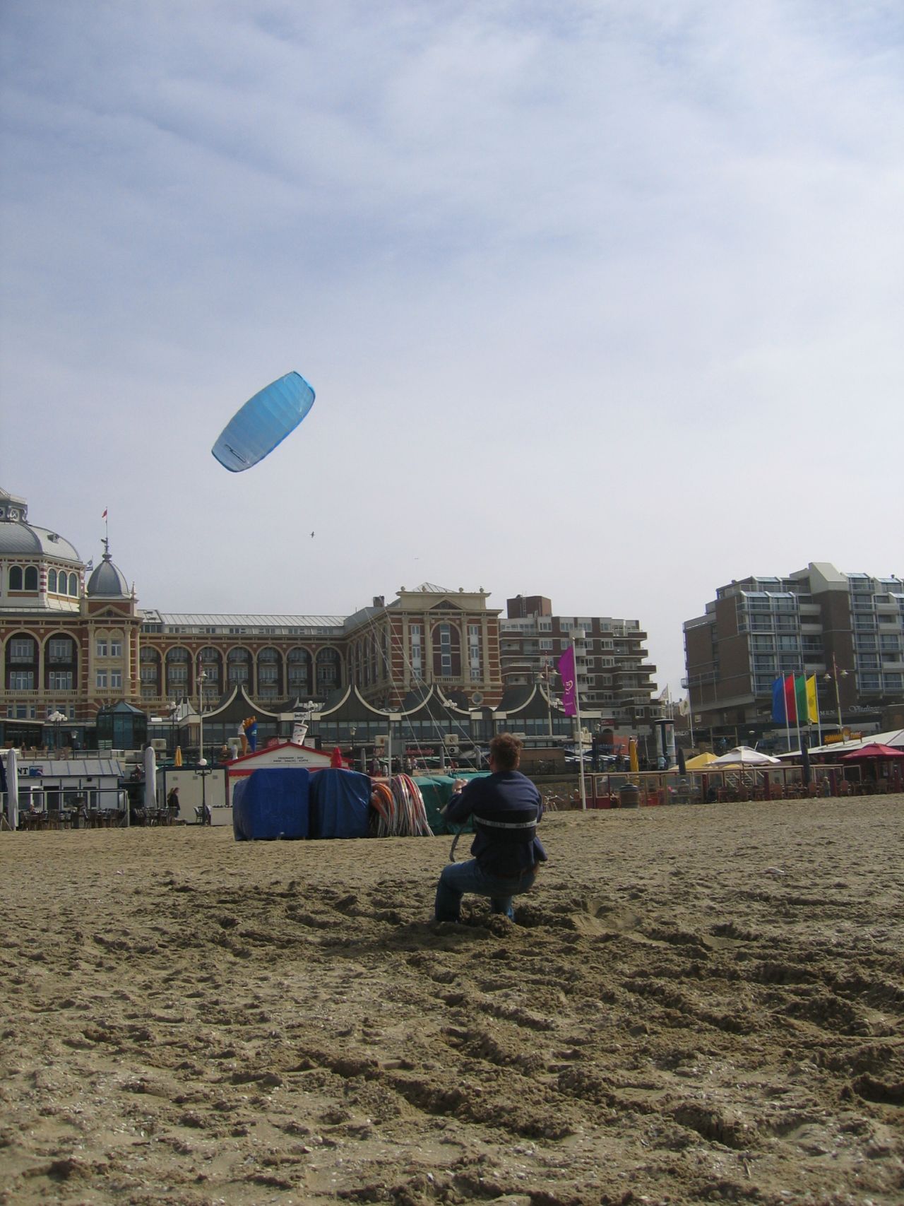 Vliegeren met een matras
